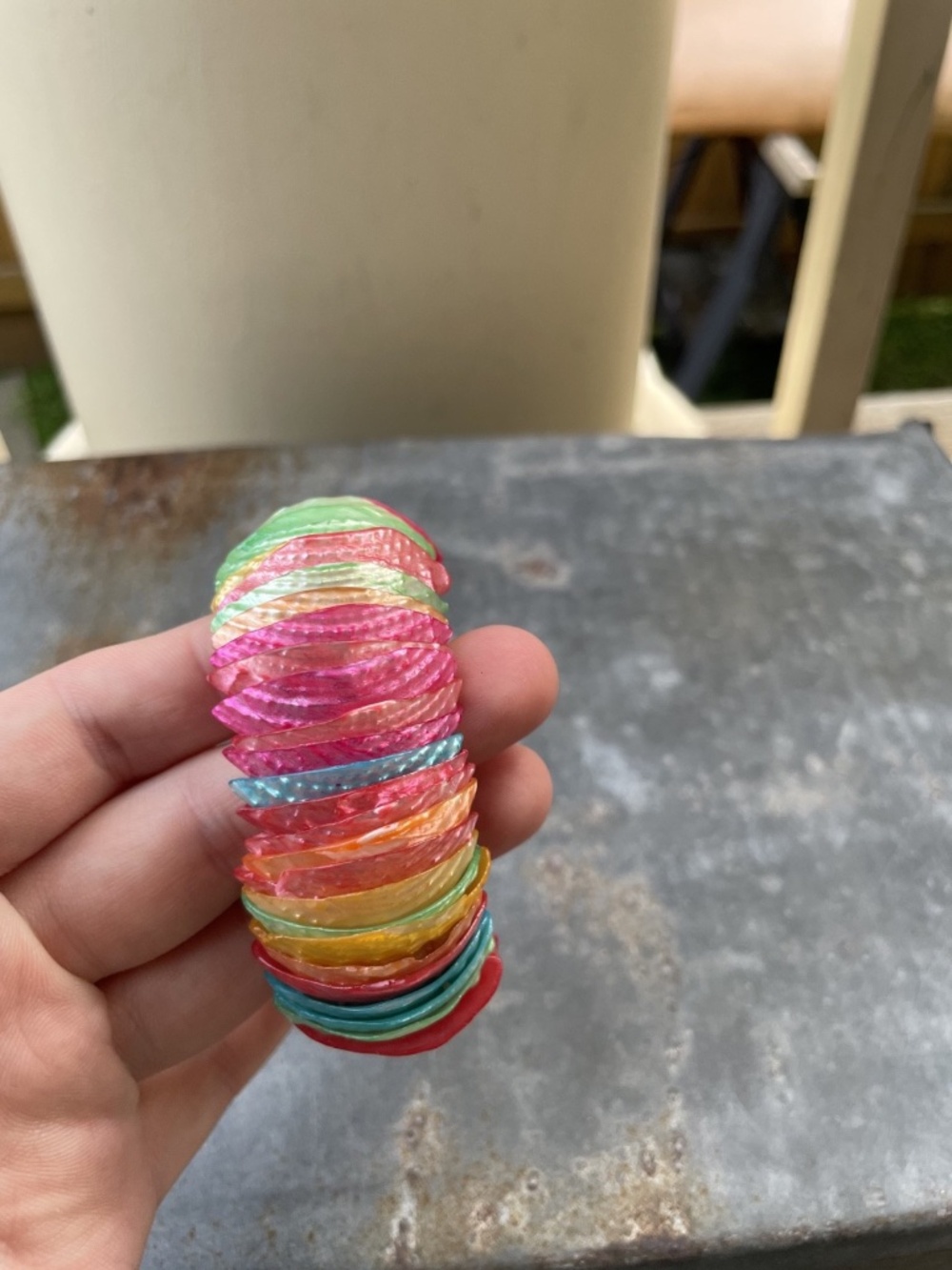 Colorful Multicolor Conch Shell Bracelet - Picture 3 of 5